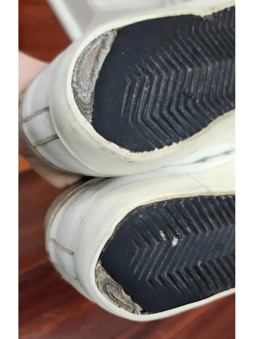 Golden Goose Superstar White Leather Low Top Sneakers EU 39 US 8.5 Made in Italy